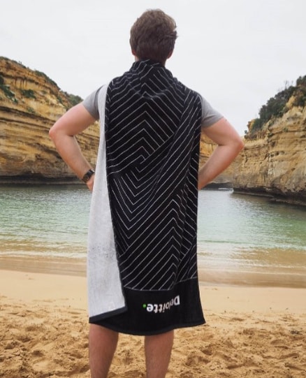 Making use of DeloitteFlex with an early morning swim