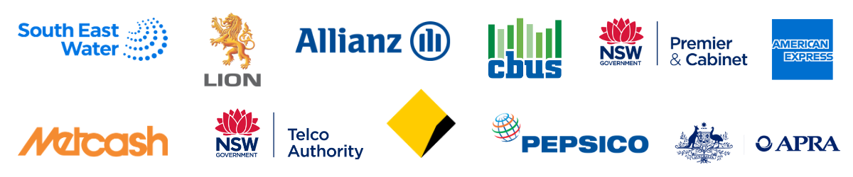 FlexReady Certified Employers South East Water Lion Allianz Cbus NSW DPC NSW Telco AMEX Commonwealth Bank PepsiCo ANZ Metcash APRA